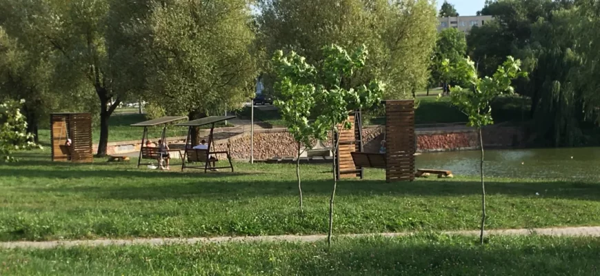 Благоустройство минского сквера. Смолевичский завод металлоконструкций.